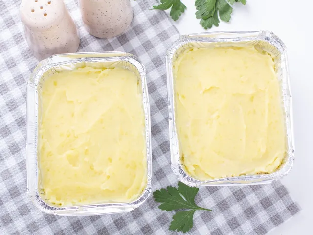 Картофельная запеканка с куриным фаршем