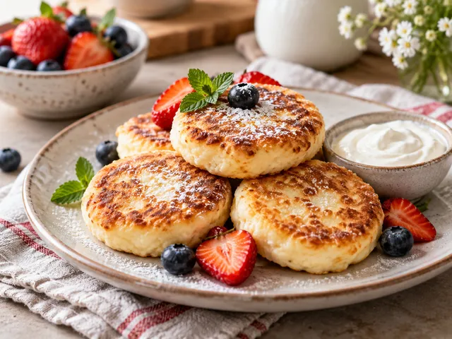 Сырники из творога на сковороде
