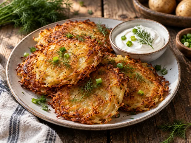 Драники картофельные на сковороде