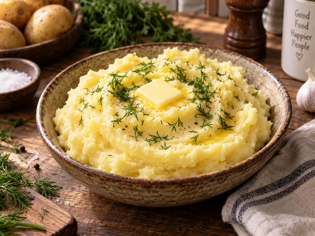 Картофельное пюре с молоком